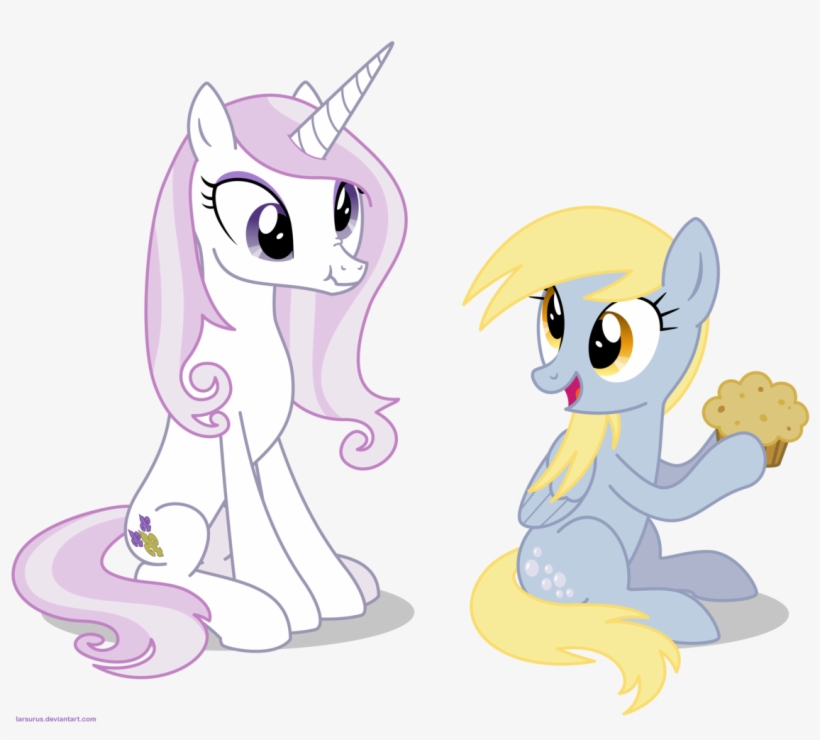 Larsurus, Derp, Derpy Hooves, Duo, Duo Female, Female, - Fleur De Lis Pony, transparent png