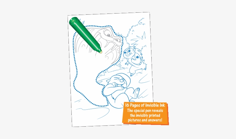 Disney Jr - Disney Invisible Ink & Magic Pen Painting,, transparent png