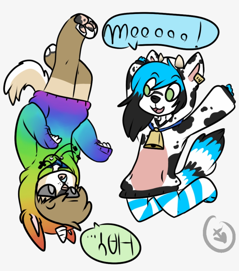 Unicorn And Cow Number 14 By In3lly On Deviantart - Cartoon, transparent png