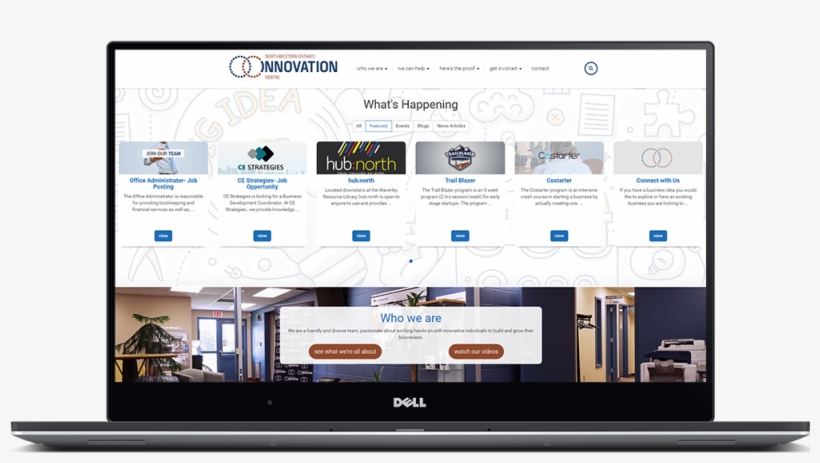 Nwo Innovation Website On A Laptop - Online Advertising, transparent png