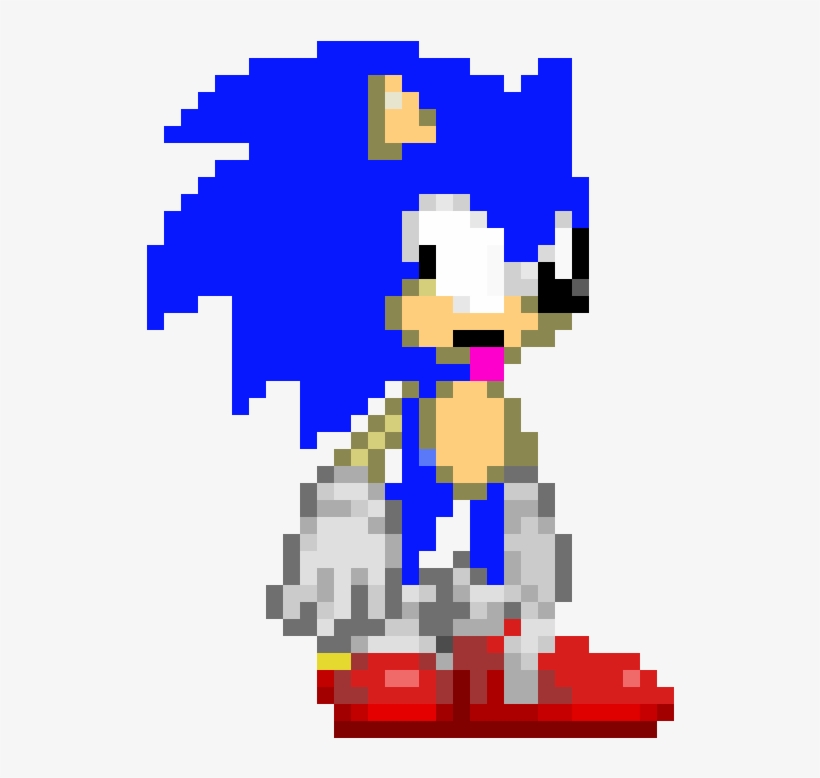 Derpy Sonic - Modern Sonic The Hedgehog, transparent png