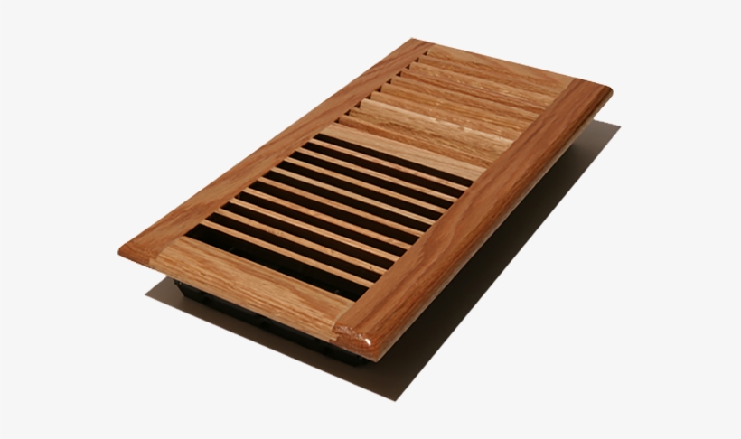 6″x14″ Heritage Wood Wall Register Natural Oak - Floor Registers, transparent png