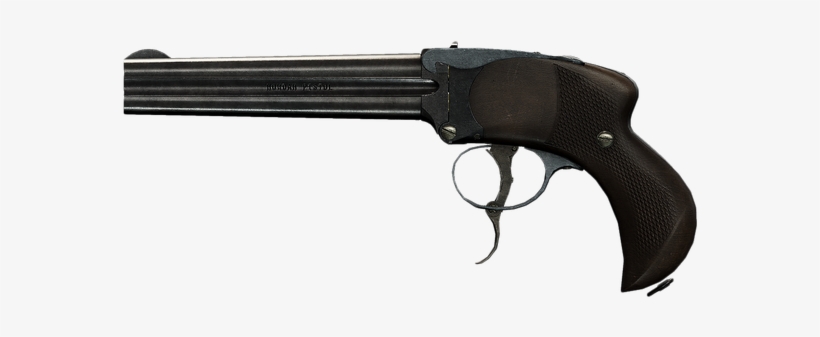 Drawn Shotgun Pistal - Battlefield 1 Howdah Pistol, transparent png