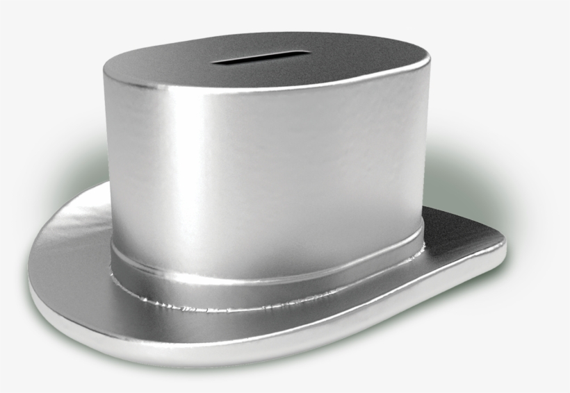 Oversized Token Bank - Monopoly Hat Oversized Token Bank, transparent png