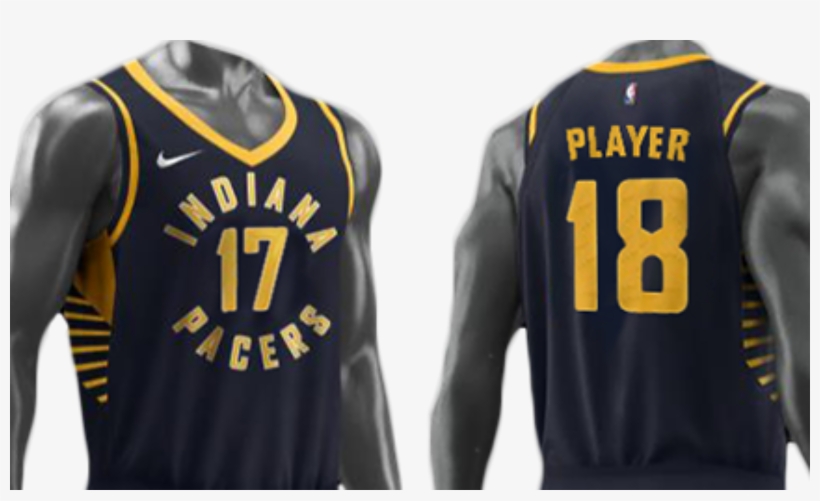 Pacers Unveil Sweet New Uniforms - Indiana Pacers 2018 Jersey, transparent png