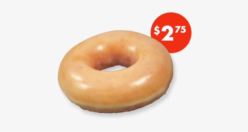 When People Talk About A Krispy Kreme Doughnut, They're - Doughnut, transparent png