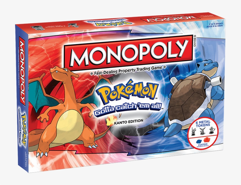 Pokémon Kanto Edition Board, Box And Release Date Confirmed - Pokemon Monopoly Kanto Edition, transparent png