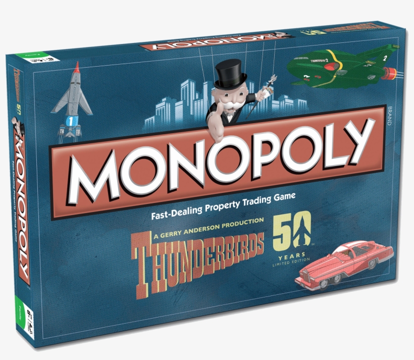 Thunderbirds-monopoly - Thunderbirds Retro Monopoly Game, transparent png