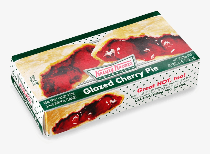 Krispy Kreme Glazed Cherry Pies - Food, transparent png