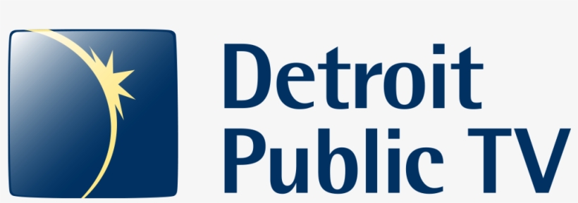 Dptv Horizontal Logo Color, Blue - Detroit Public Tv Logo, transparent png