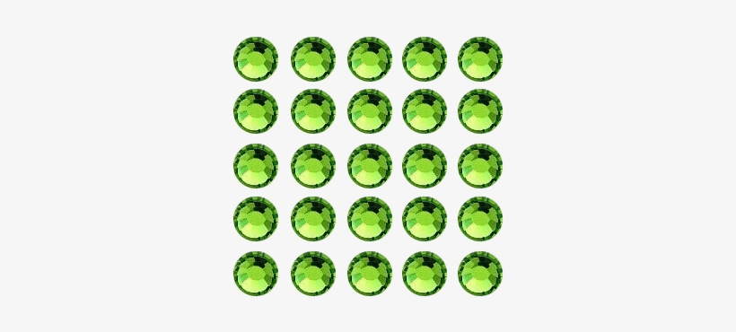 K Rhinestones Peridot - Direct To Garment Printing, transparent png