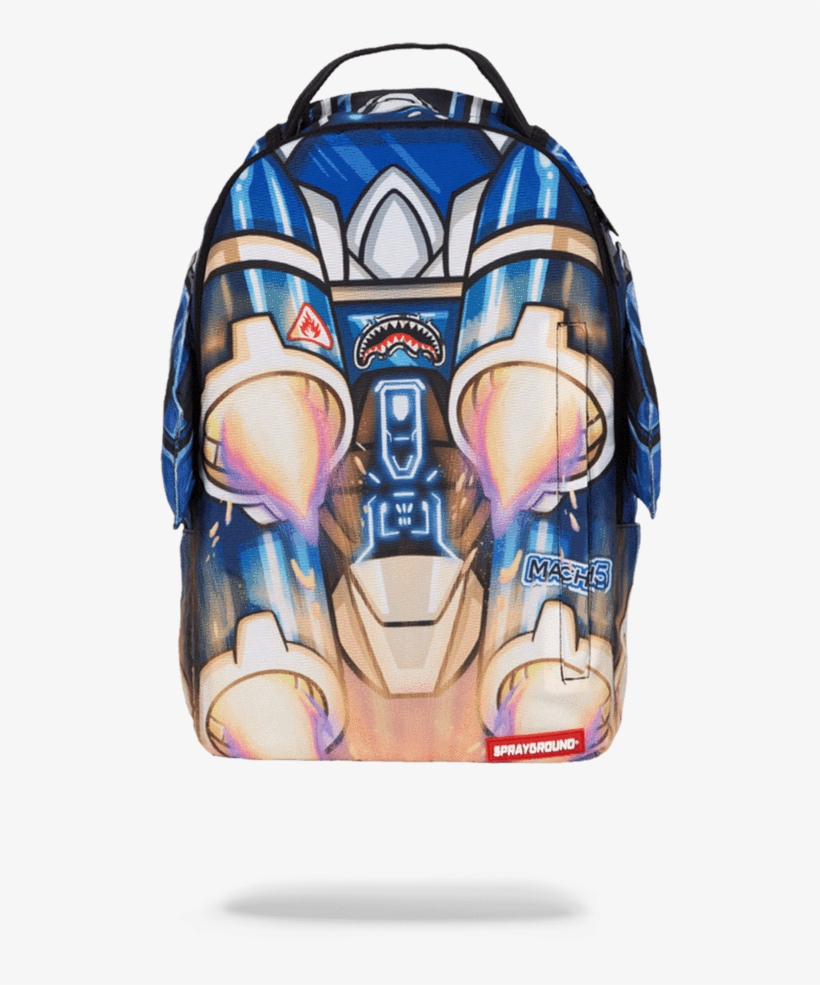$0 - - Sprayground Boys' Jetpack 3000 Backpack - Multi, transparent png
