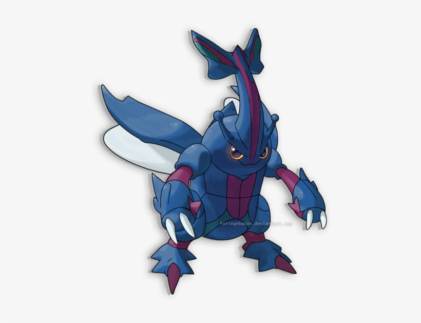 View Megacross , - Mega Heracross Fan Art, transparent png