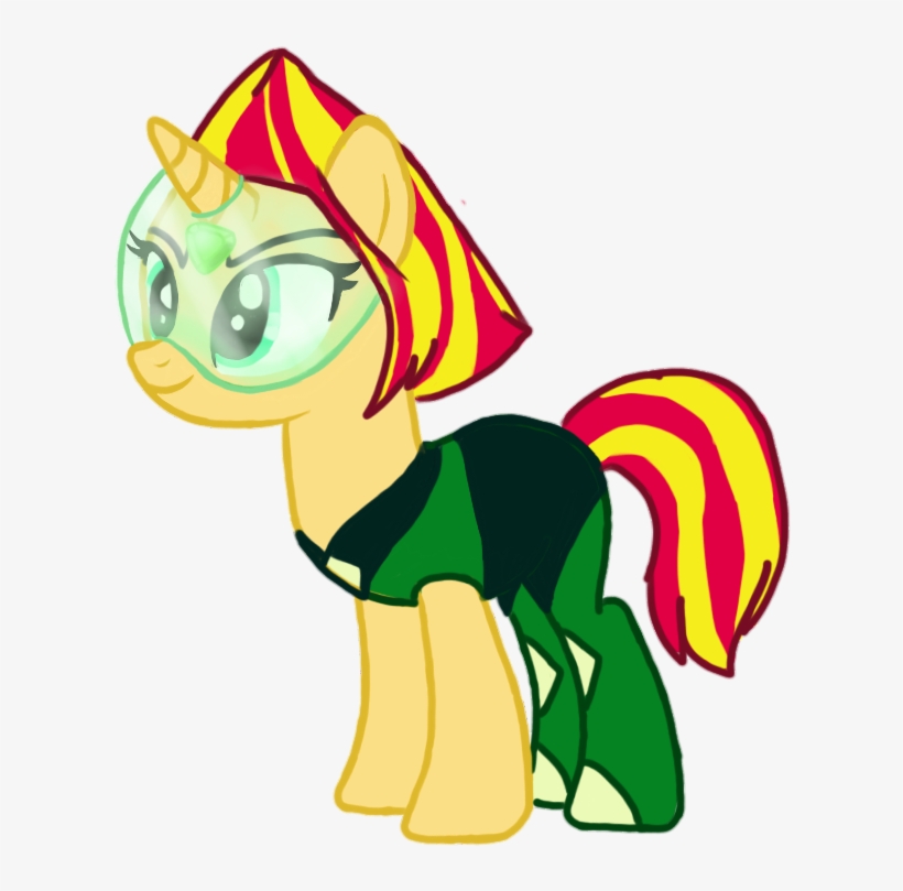 Tsundra, Crossover, Peridot , Safe, Simple Background, - Steven Universe Sunset Shimmer, transparent png
