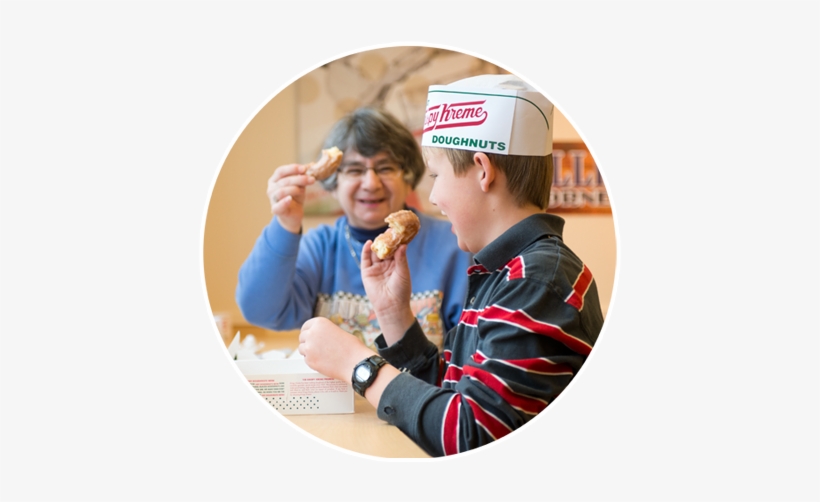 The Joy Of Krispy Kreme Has Inspired Many Fond Memories - Eating, transparent png