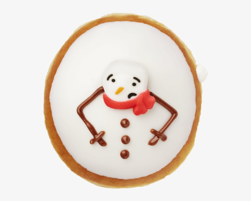 Krispy Kreme - Krispy Kreme Melted Snowman, transparent png