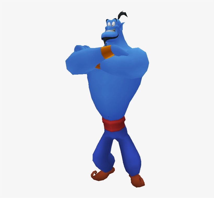 Genie Kh - Aladdin Genie Kingdom Hearts, transparent png