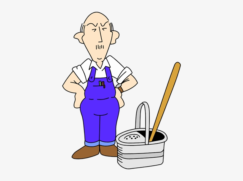 Freeuse Library Collection Of Free High Quality Cliparts - Janitor Clip Art, transparent png