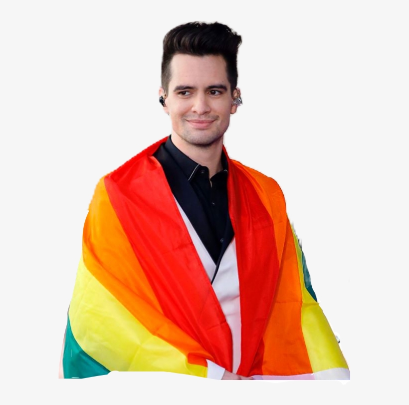 Report Abuse - Brendon Urie Pride Flag, transparent png