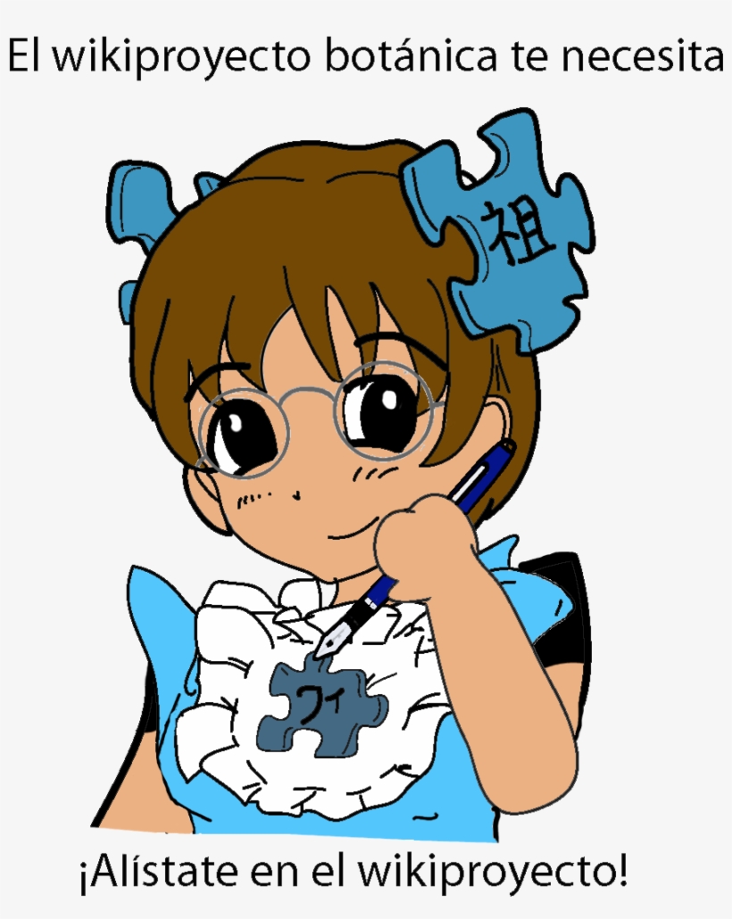Chibi Wikipetan Wikiproyecto Pintada Con Pluma - Cartoon, transparent png