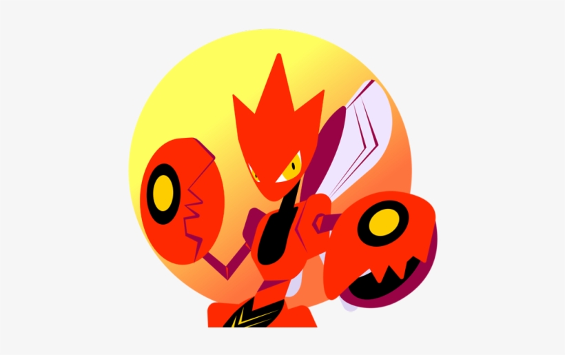 Illustrator Practice W/ Scizor - Cartoon, transparent png