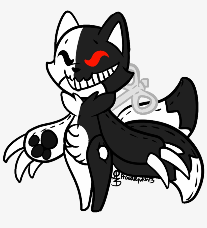 Monokuma Locket Fox Raffle Image Royalty Free Stock - Monokuma Fox, transparent png