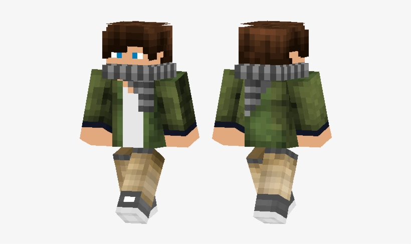 Download Transparent Minecraft Skin Cool Green - PNGkit