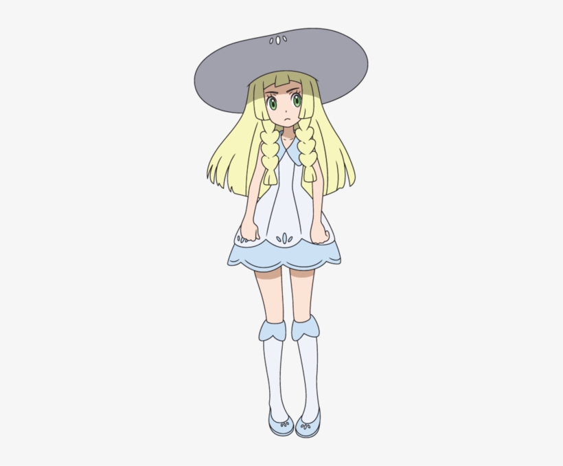 255px Lillie Sm - Pokemon Sun And Moon Lillie, transparent png