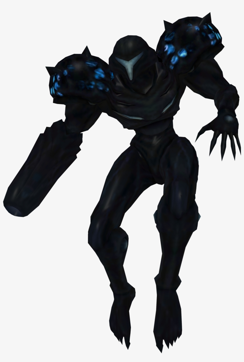 Dark Samus V1 (final Form In Desc - Metroid Prime 3 Dark Samus, transparent png