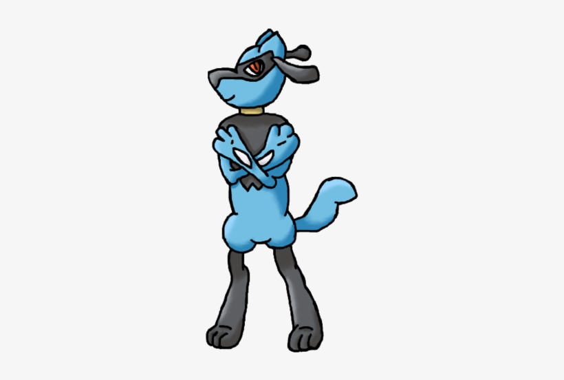 Baby Riolu Size Of This Preview - Art, transparent png