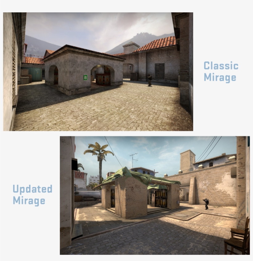 Above Is A Good Example Of Our Attempt To Improve The - Cs Go Mirage Remake, transparent png