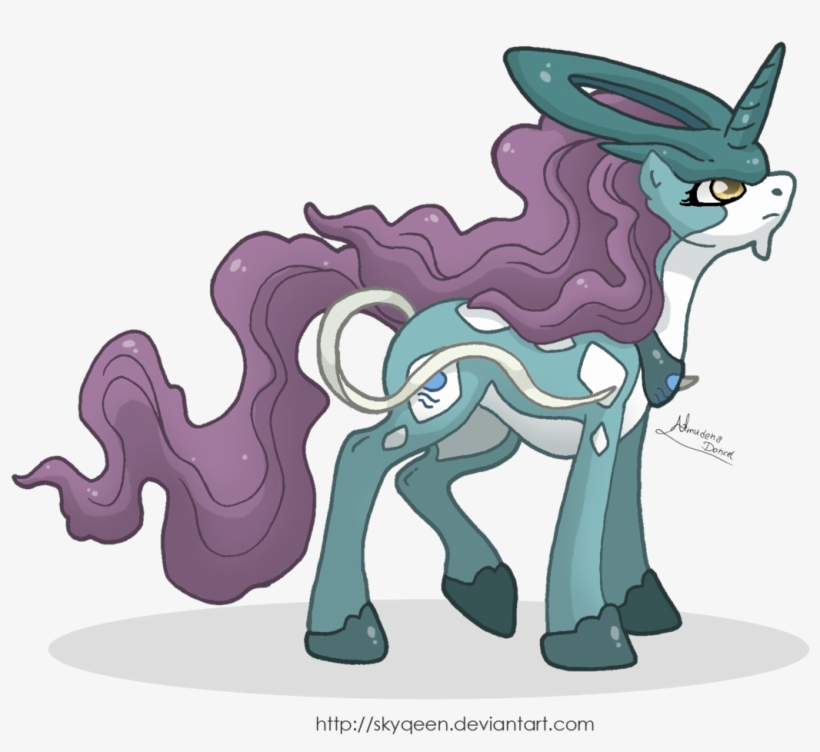 Mysweetqueen, Pokémon, Ponified, Safe, Solo, Suicune - Suicune Horse, transparent png