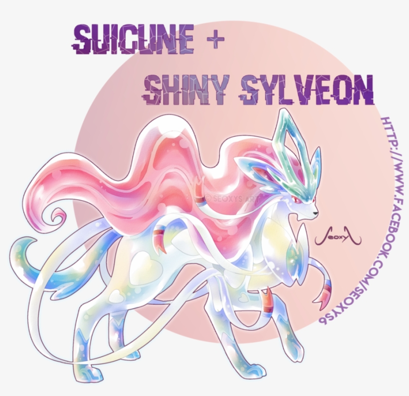 Suicune X Shiny Sylveon By Seoxys6 On Deviantart - Suicune Sylveon Fusion, transparent png