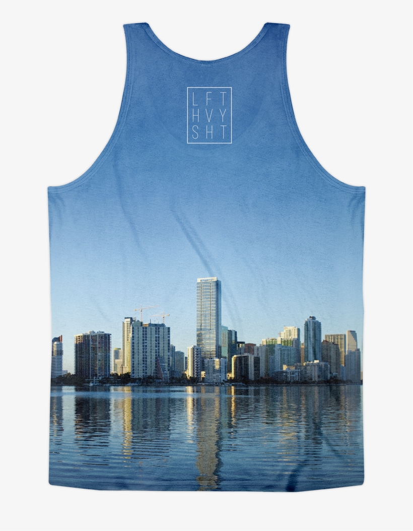 Miami Skyline Men's Tank Top - Goldman Sachs Miami, transparent png