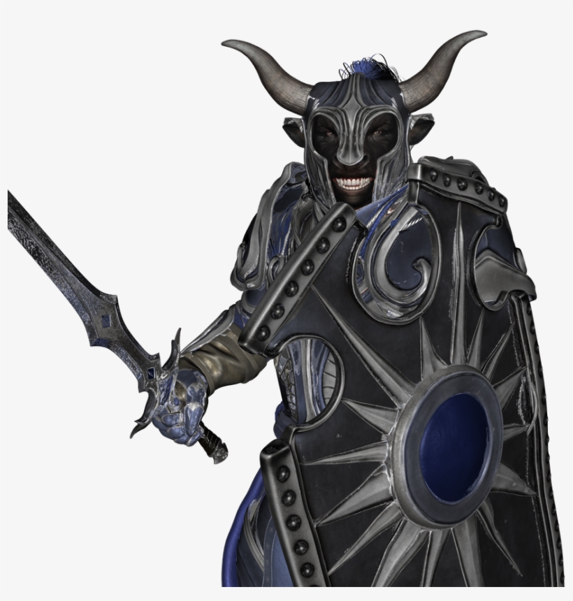 Minotaurknight Lawfullgood Close - Minotaur In Armor, transparent png