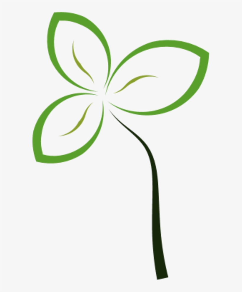 Flower Simple Abstract - Sprouts Clipart Png, transparent png