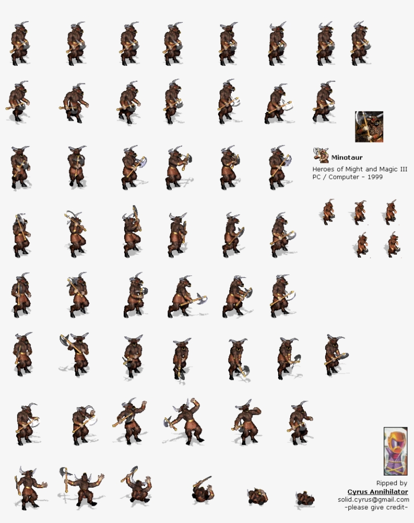 Return To Game - Heroes Of Might And Magic 3 Minotaur, transparent png