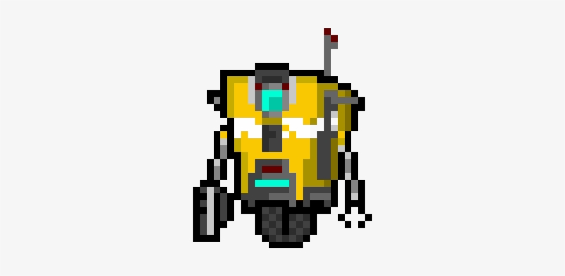 Claptrap - Pixel Claptrap, transparent png