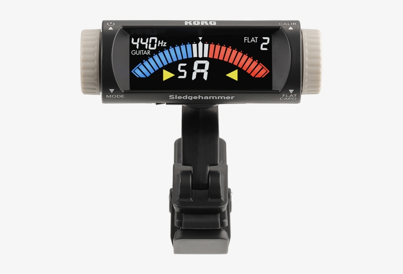 Front View - Korg Sh-g1 Sledgehammer Clip-on Guitar Tuner, transparent png