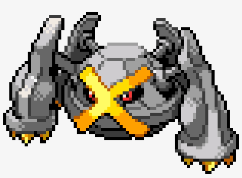 Shiny Metagross - Pokemon, transparent png