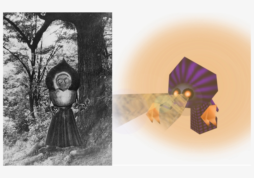 Flatwoods Monster Comparison , - Flatwoods Monster, transparent png