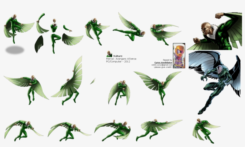 Click To View Full Size - Vulture Marvel Avengers Alliance, transparent png
