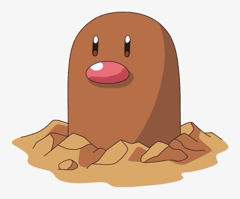 050 Diglett - Diglett Pokemon, transparent png