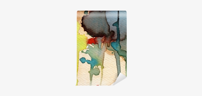 Artistic Background Watercolor On Watercolor Paper - Watercolor Painting, transparent png