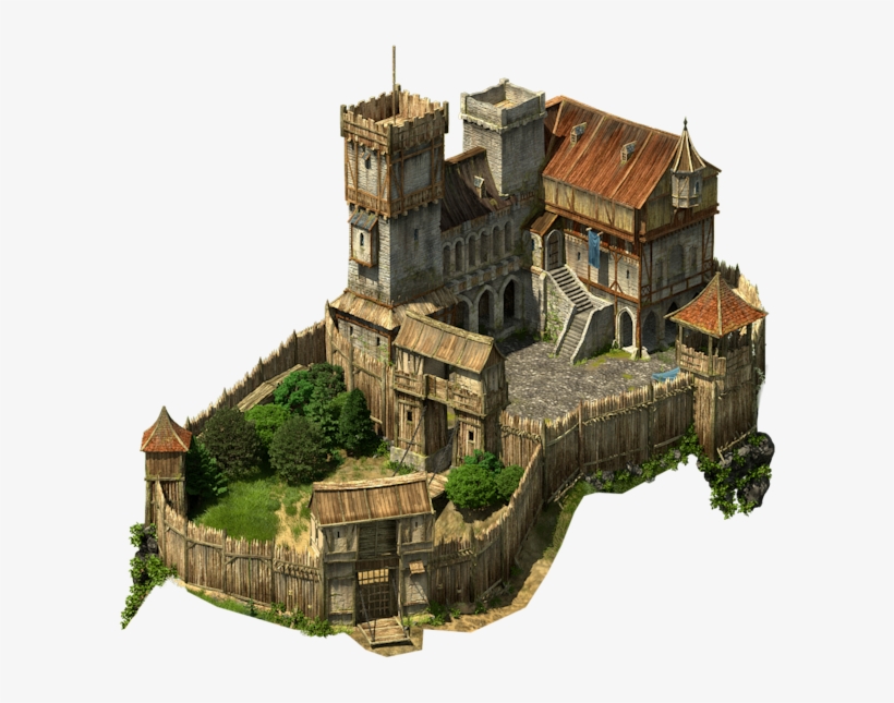 Headquarters Lvl 6-10 - Middle Ages, transparent png