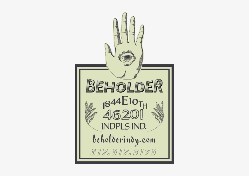 Beholder Address With Hand - Sign, transparent png
