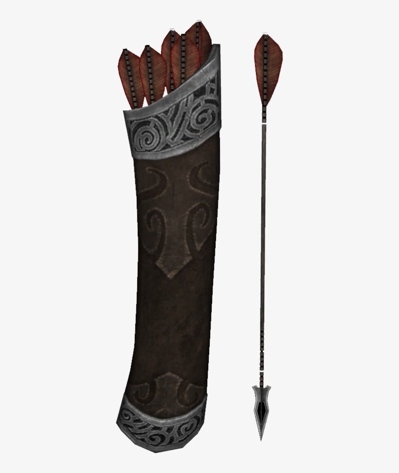 Steel Arrow - Skyrim Arrow, transparent png