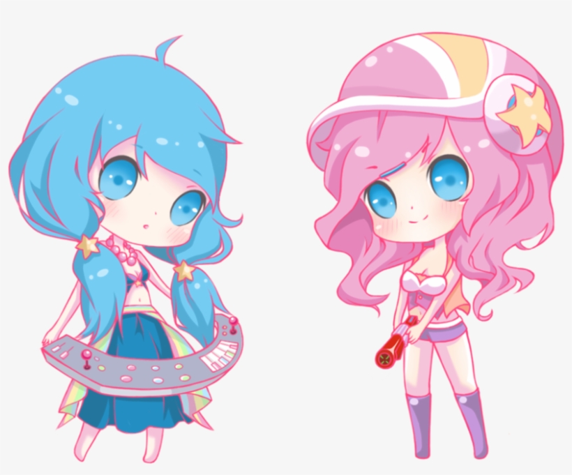 Arcade Sona And Miss Fortune By X3ryn - Star Guardian Miss Fortune Chibi, transparent png