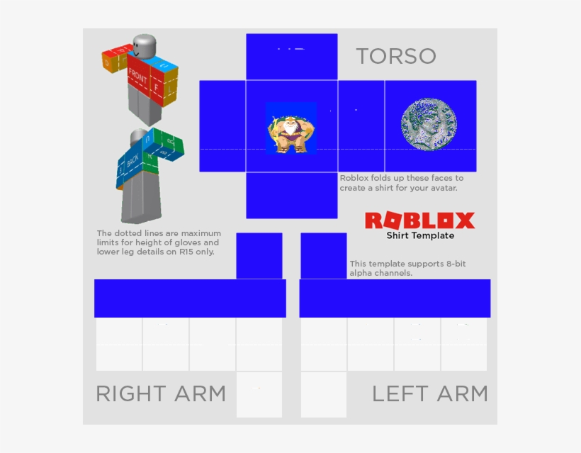 Download Download Transparent Roblox Shirt Making For You - Roblox Shirt Template 2018 - PNGkit