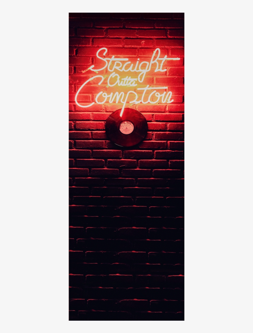 Straight Outta Compton Door Mural Door Eazywallz - Graphic Design, transparent png